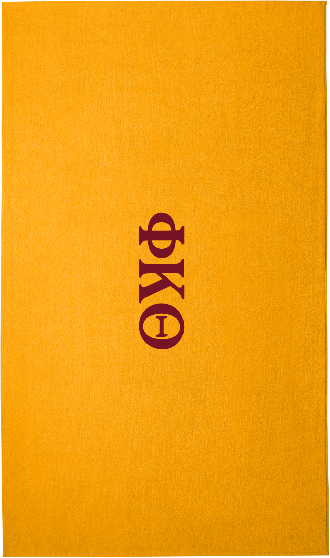 Phi Kappa Theta Lettered Beach Towels