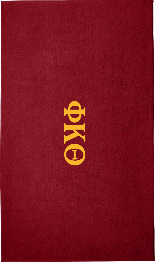 Phi Kappa Theta Lettered Beach Towels