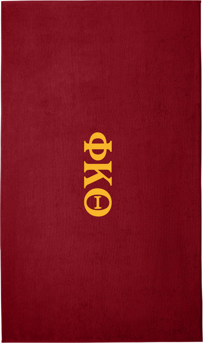 Phi Kappa Theta Lettered Beach Towels