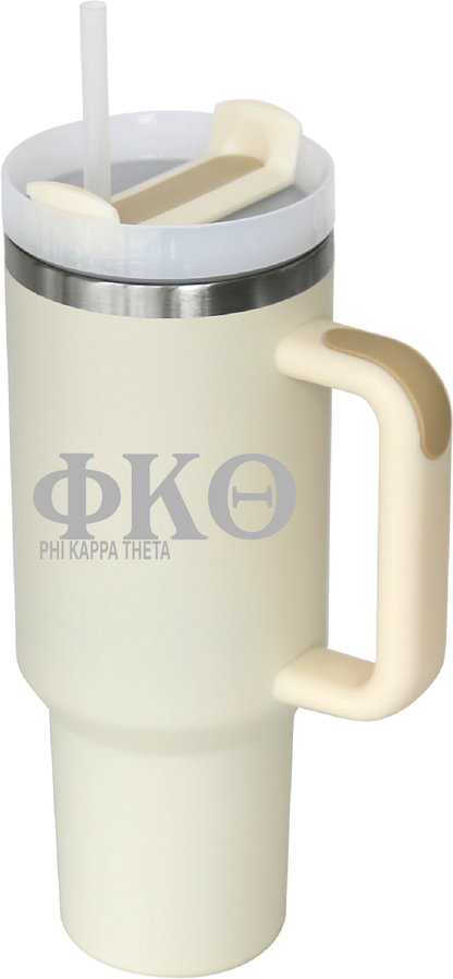 Phi Kappa Theta Lettered 40oz Tumblers