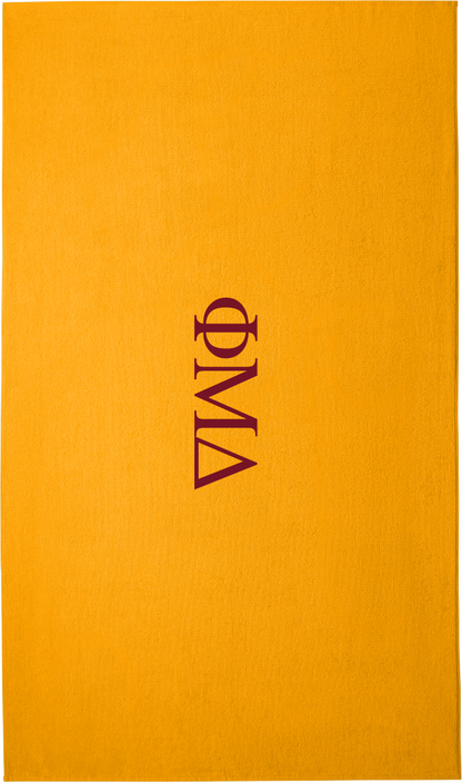 Phi Mu Delta  Lettered Beach Towels