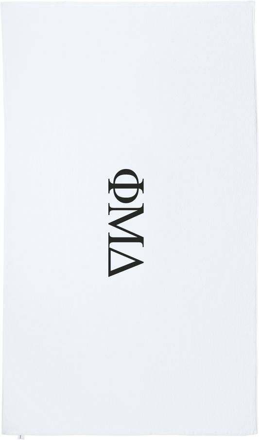 Phi Mu Delta  Lettered Beach Towels