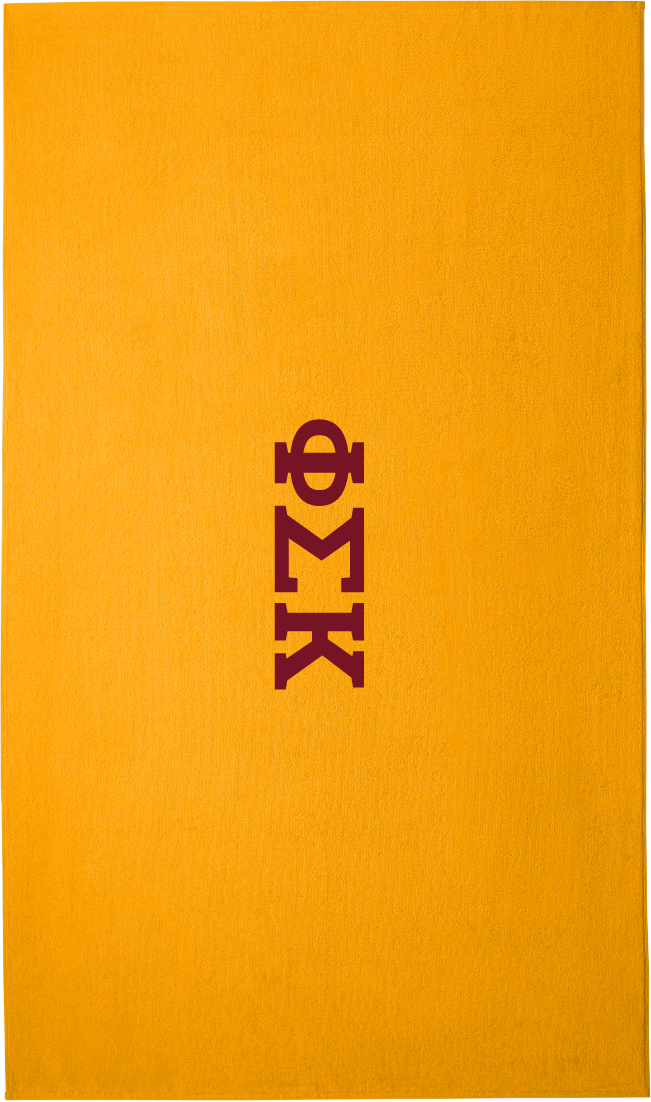 Phi Sigma Kappa  Lettered Beach Towels