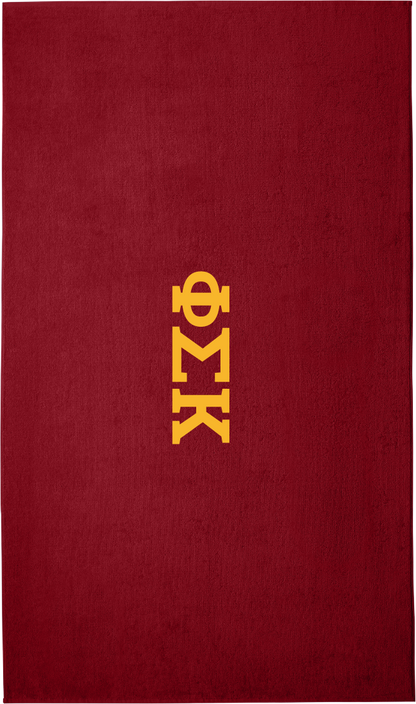 Phi Sigma Kappa  Lettered Beach Towels