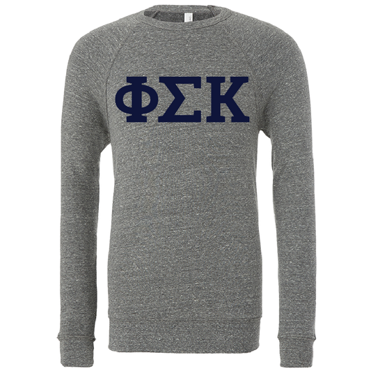 Phi Kappa Sigma Lettered Crewneck Sweatshirts