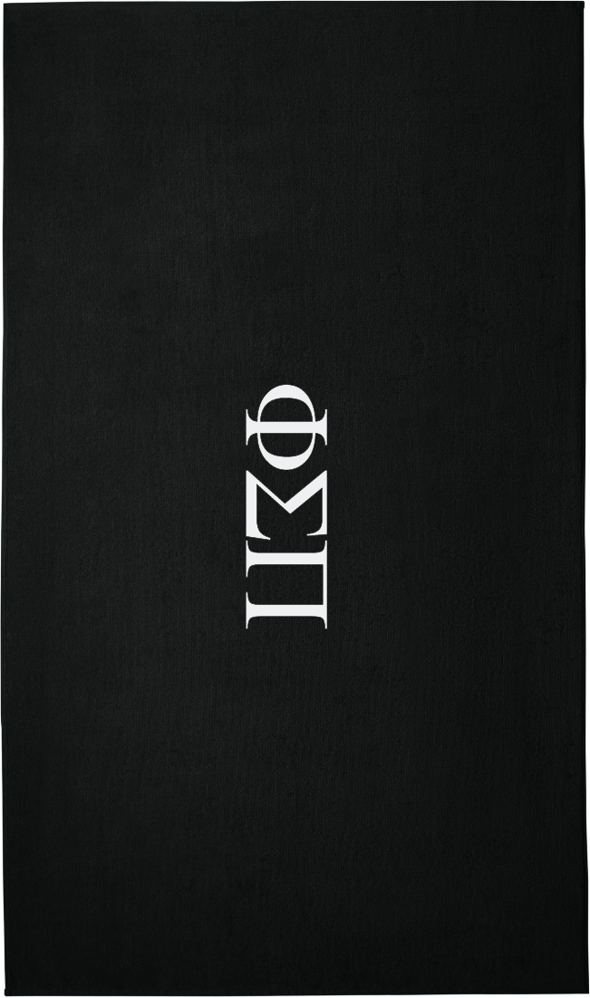 Phi Sigma Pi Lettered Beach Towels