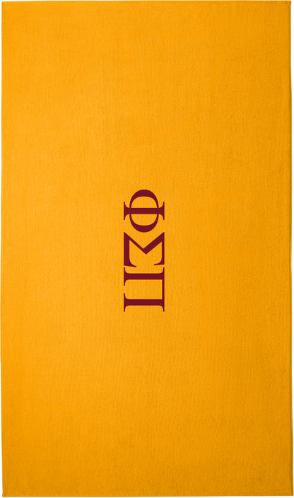 Phi Sigma Pi Lettered Beach Towels