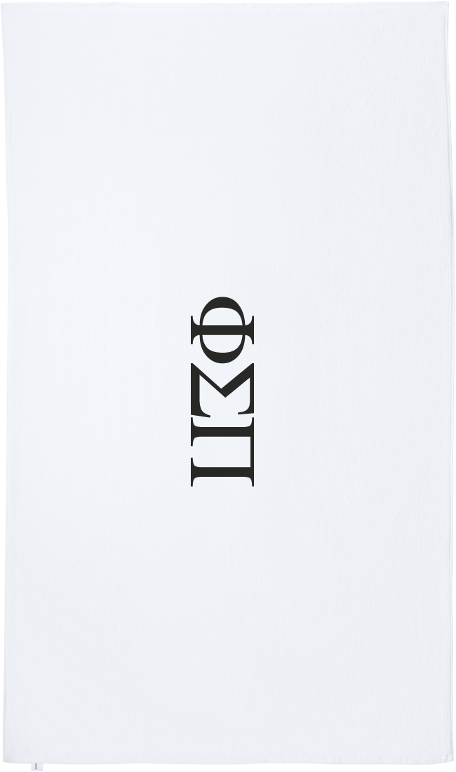 Phi Sigma Pi Lettered Beach Towels