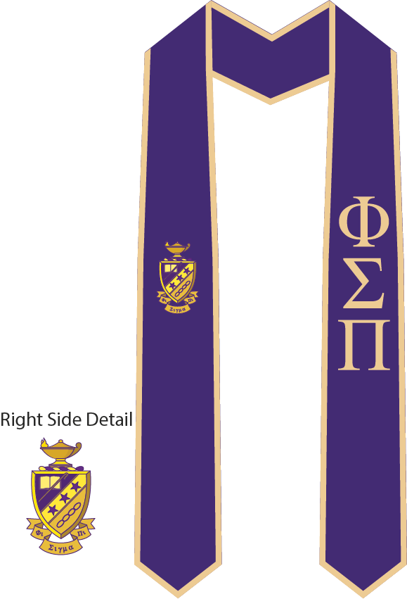 Phi Sigma Pi Graduation Stoles