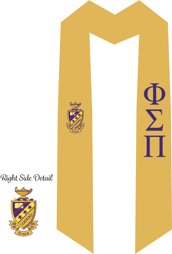 Phi Sigma Pi Graduation Stoles
