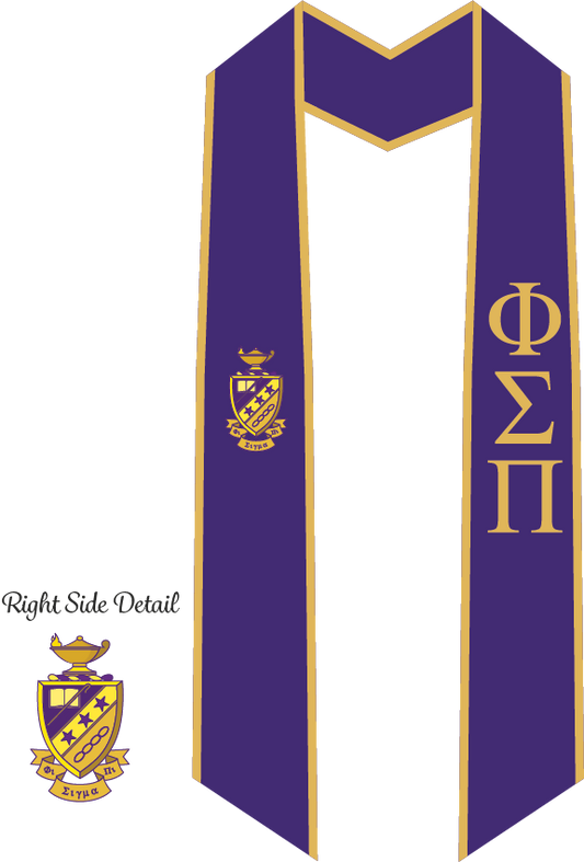 Phi Sigma Pi Graduation Stoles