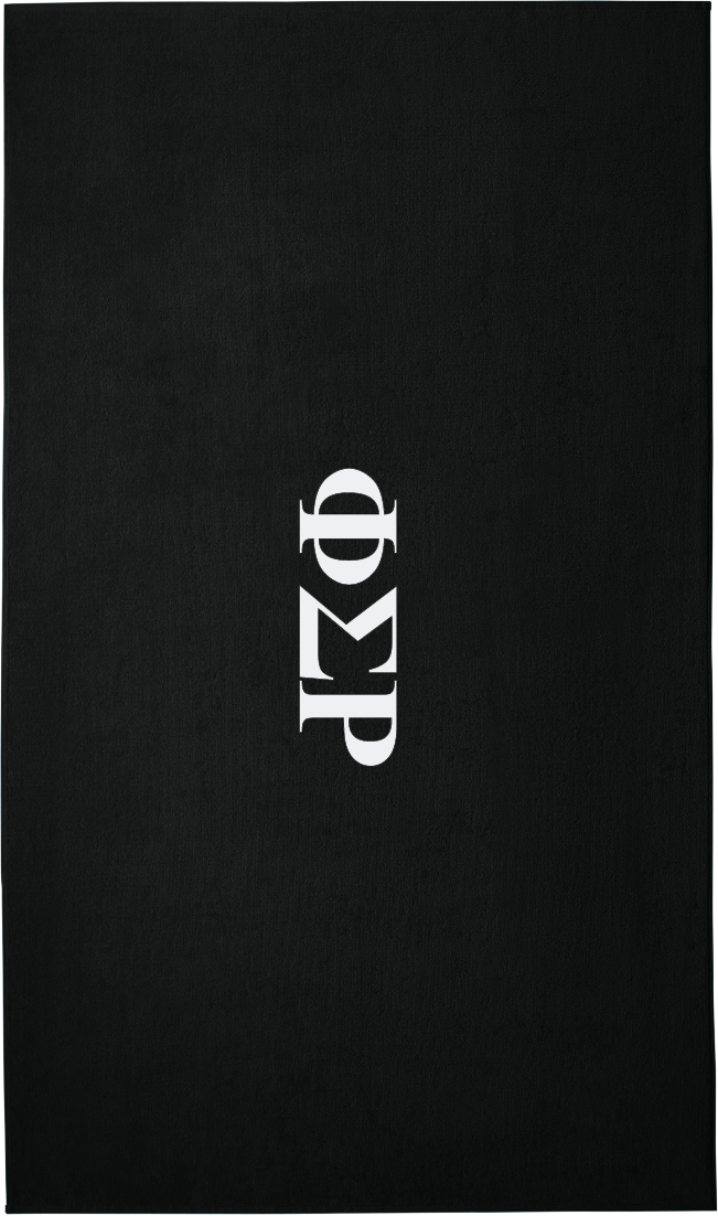 Phi Sigma Rho Lettered Beach Towels