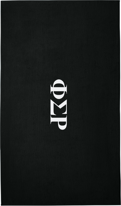 Phi Sigma Rho Lettered Beach Towels