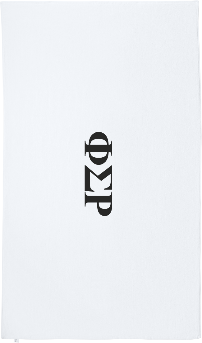 Phi Sigma Rho Lettered Beach Towels