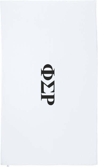 Phi Sigma Rho Lettered Beach Towels