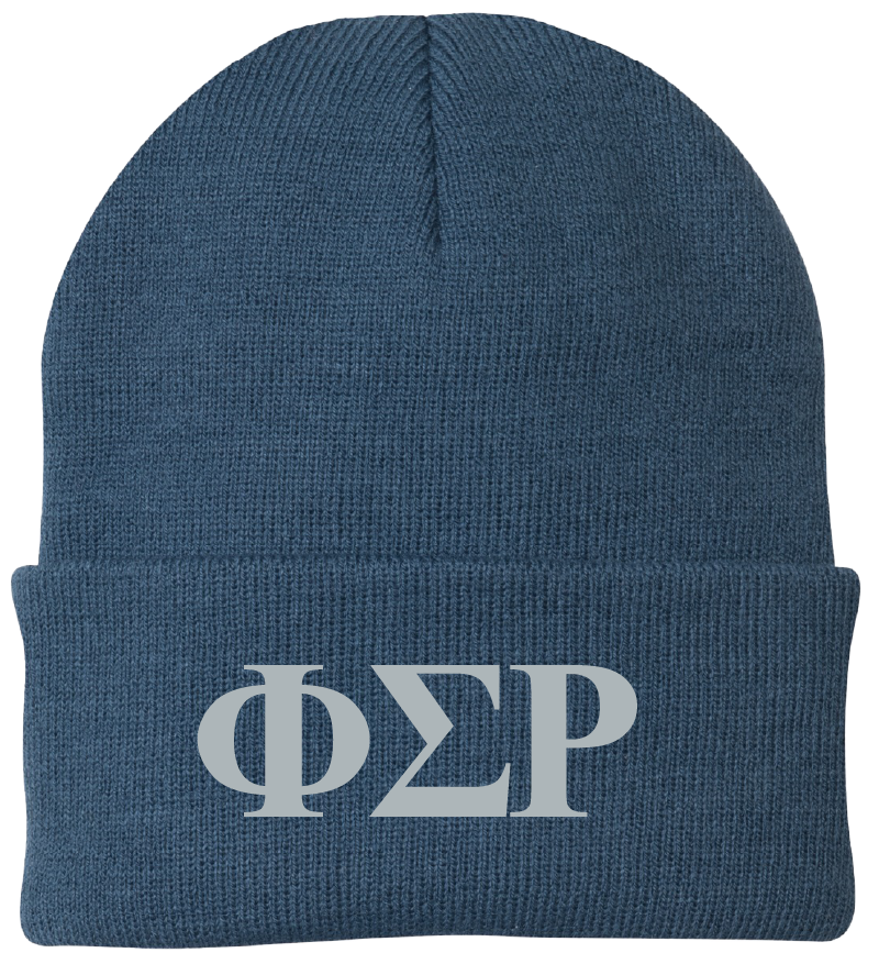 Phi Sigma Rho Lettered Beanies