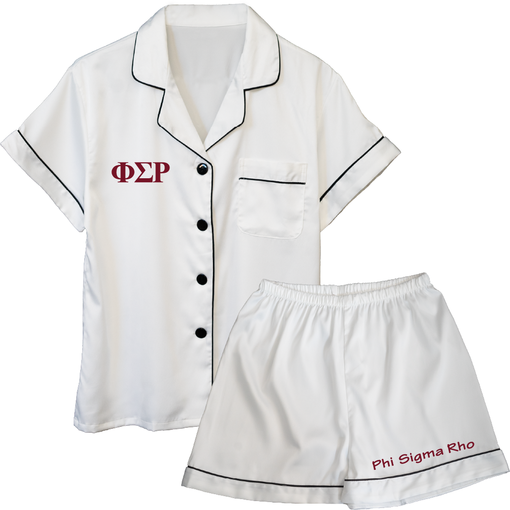 Phi Sigma Rho Embroidered Ladies' Pajama Sets