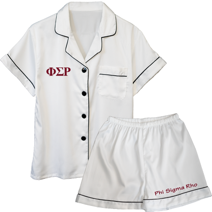 Phi Sigma Rho Embroidered Ladies' Pajama Sets