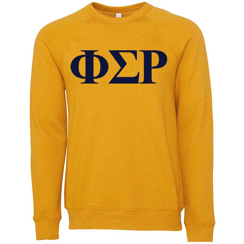 Phi Sigma Rho Lettered Crewneck Sweatshirts