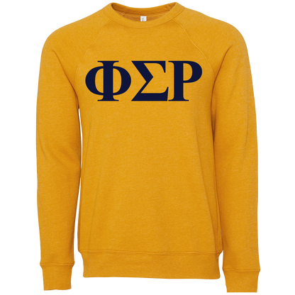 Phi Sigma Rho Lettered Crewneck Sweatshirts