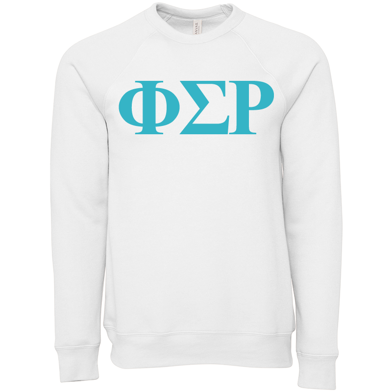 Phi Sigma Rho Lettered Crewneck Sweatshirts