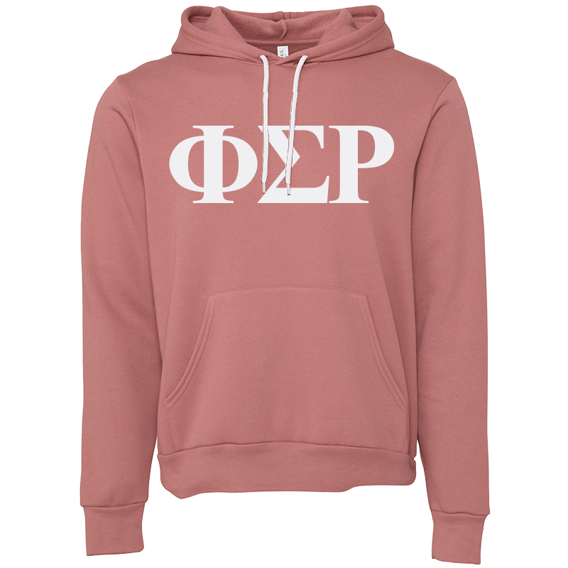 Phi Sigma Rho Lettered Hooded Sweatshirts