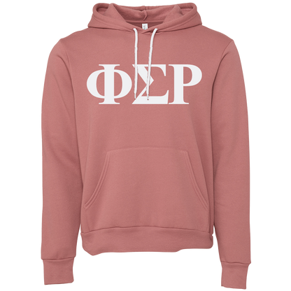 Phi Sigma Rho Lettered Hooded Sweatshirts
