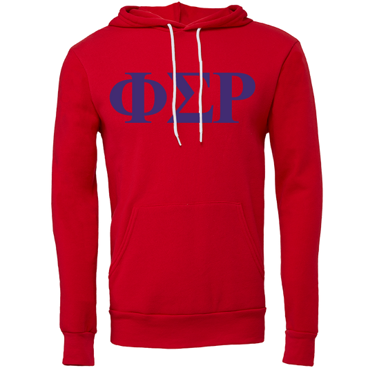 Phi Sigma Rho Lettered Hooded Sweatshirts