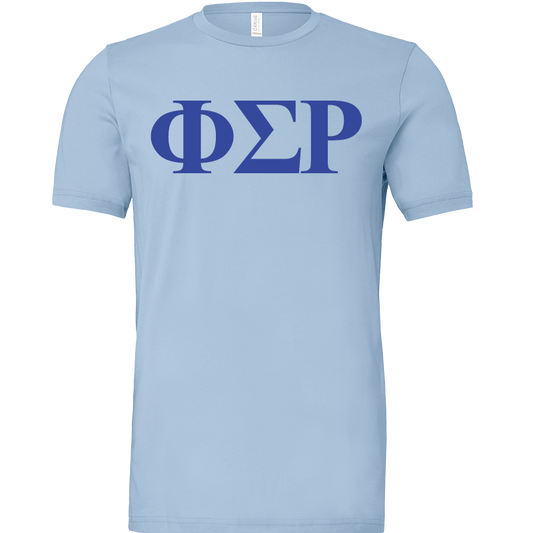 Phi Sigma Rho Lettered Short Sleeve T-Shirts