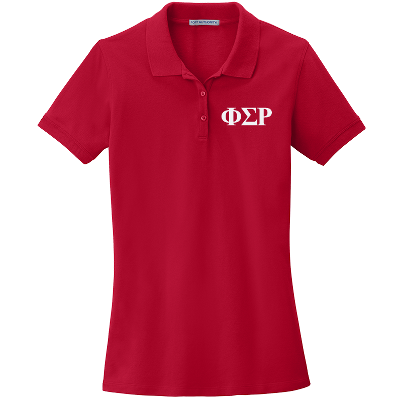 Phi Sigma Rho Ladies' Embroidered Polo Shirt