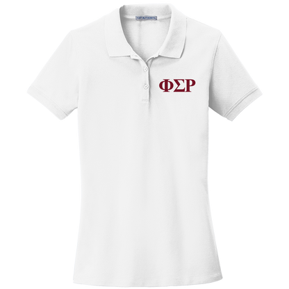 Phi Sigma Rho Ladies' Embroidered Polo Shirt