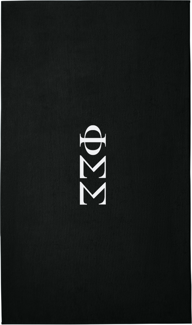 Phi Sigma Sigma Lettered Beach Towels