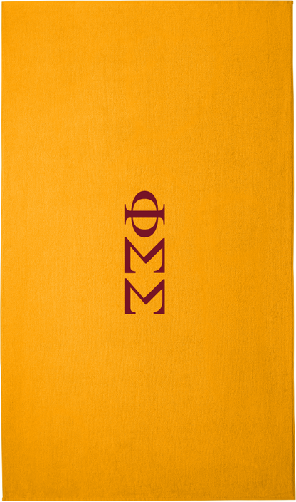 Phi Sigma Sigma Lettered Beach Towels