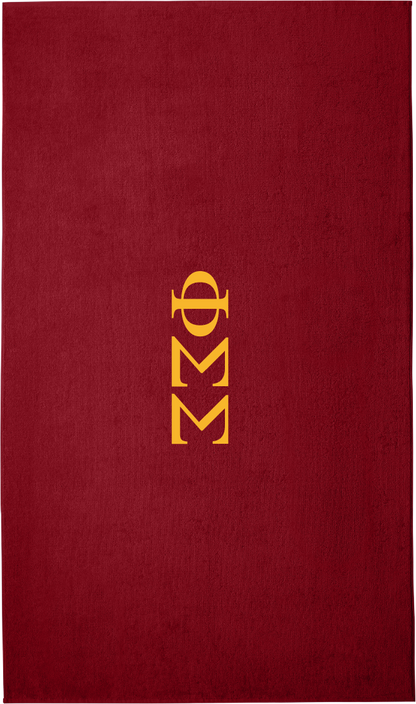 Phi Sigma Sigma Lettered Beach Towels