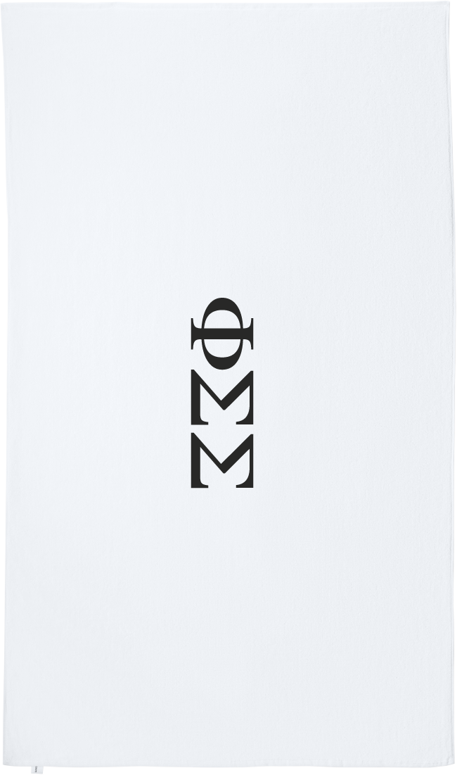 Phi Sigma Sigma Lettered Beach Towels
