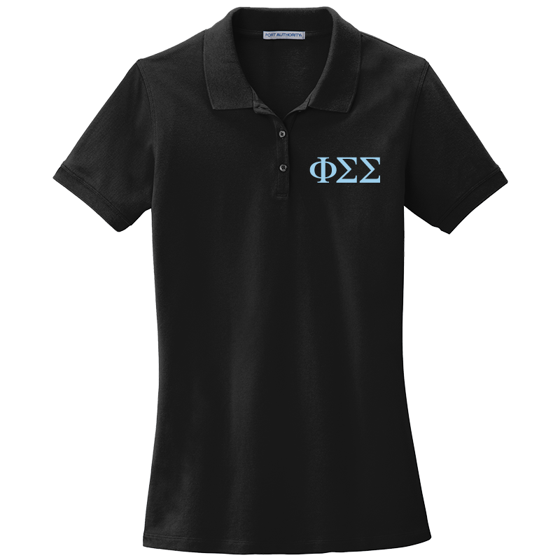 Phi Sigma Sigma Ladies' Embroidered Polo Shirt