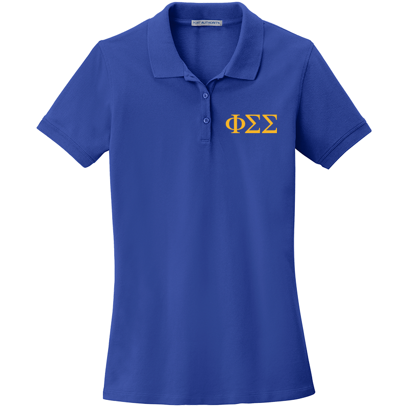 Phi Sigma Sigma Ladies' Embroidered Polo Shirt
