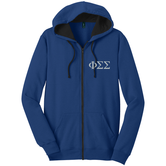 Phi Sigma Sigma Zip-Up Hooded Sweatshirts