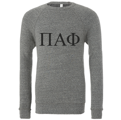 Pi Alpha Phi Lettered Crewneck Sweatshirts