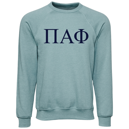 Pi Alpha Phi Lettered Crewneck Sweatshirts