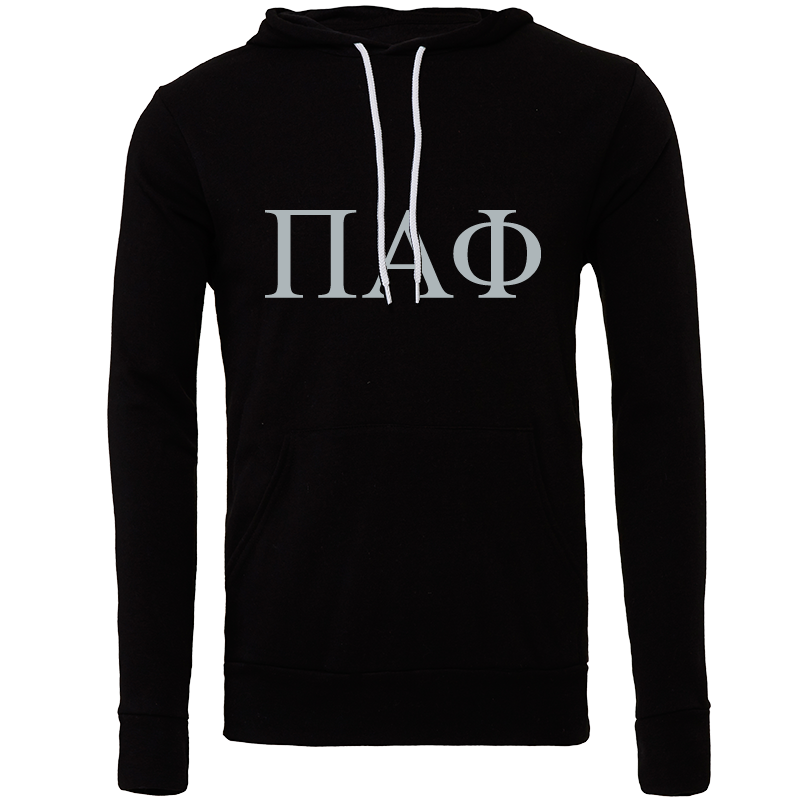 Pi Alpha Phi Lettered Hooded Sweatshirts