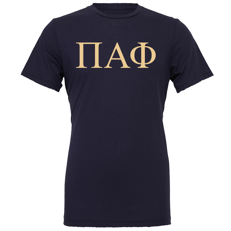 Pi Alpha Phi Lettered Short Sleeve T-Shirts