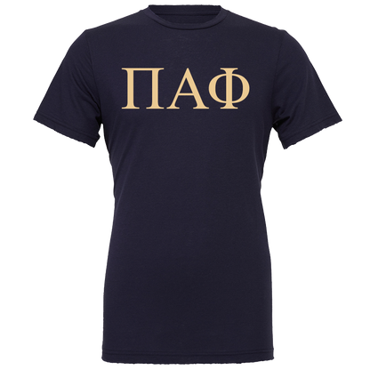 Pi Alpha Phi Lettered Short Sleeve T-Shirts