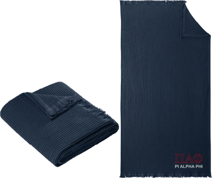 Pi Alpha Phi Letters and Name Blankets