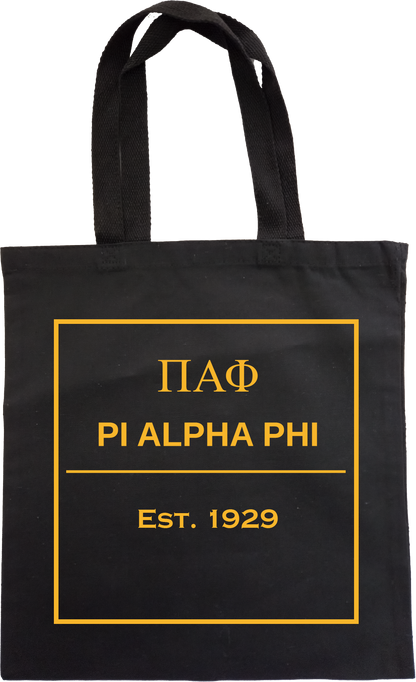 Pi Alpha Phi Tote Bags