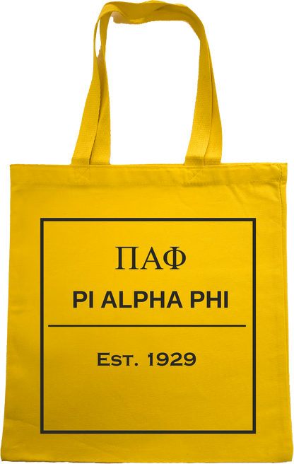 Pi Alpha Phi Tote Bags