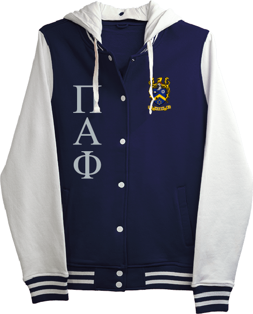 Pi Alpha Phi Varsity Hooded Sweatshirt