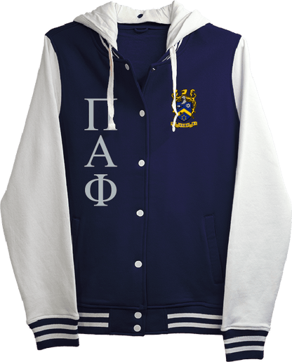 Pi Alpha Phi Varsity Hooded Sweatshirt