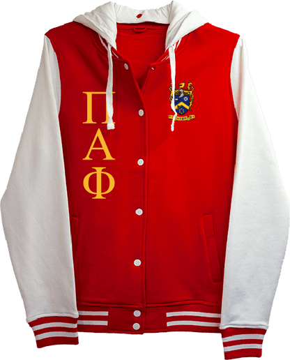 Pi Alpha Phi Varsity Hooded Sweatshirt