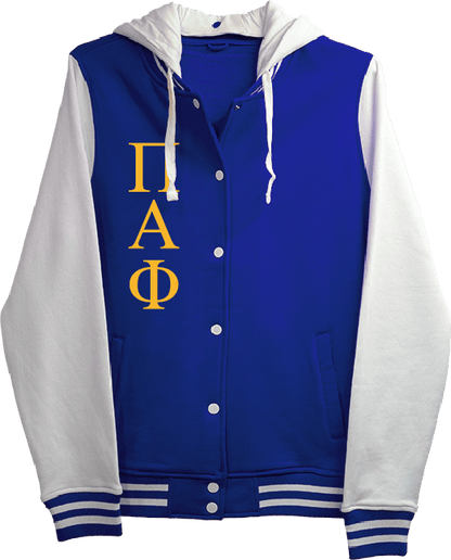 Pi Alpha Phi Varsity Hooded Sweatshirt